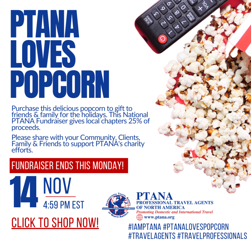 PTANA's National DoubleGood Gourmet Popcorn Fundraiser. 