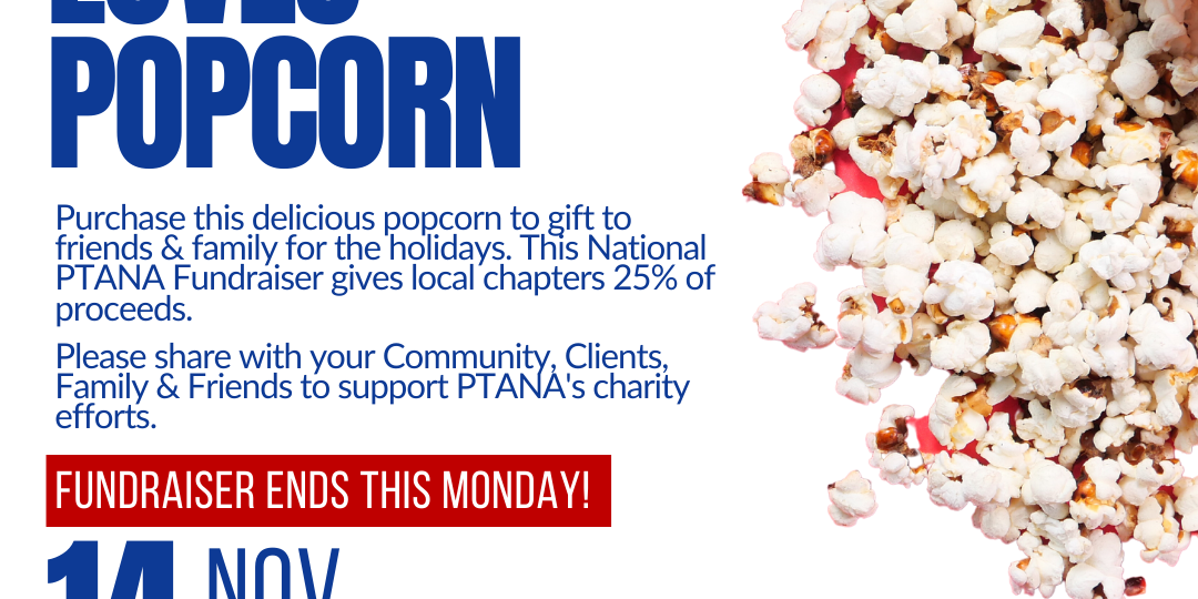 PTANA Launches Gourmet Popcorn Fundraiser for Charity