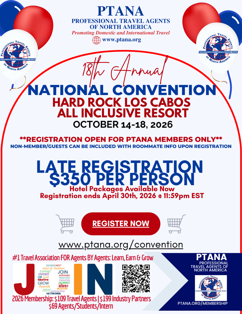 $350 Registration - PTANA Convention
